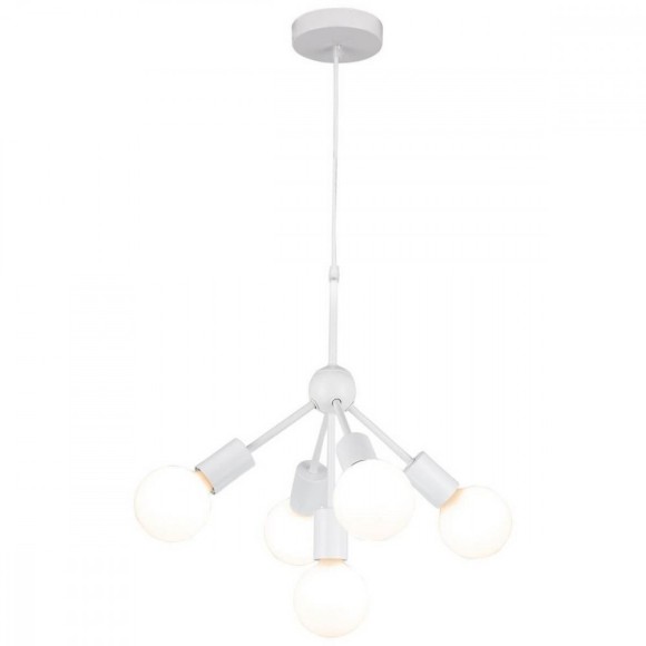 Люстра подвесная Lussole GRLSP-8268 KENNER IP21 под лампы 5xE27 50W