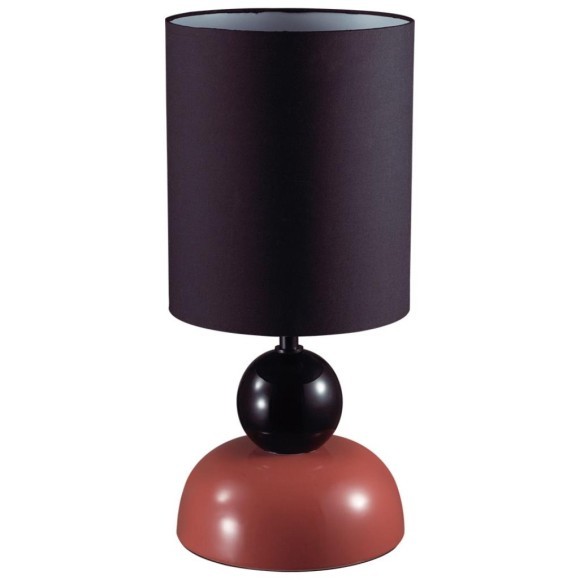 8127/1T COMFI LN25 коричневый/черный, керамика/текстиль Настольная лампа E27 1*60W 220V OVONA