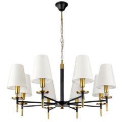 Подвесная люстра Arte Lamp RICCARDO A4075LM-8BK Подвесная люстра Arte Lamp RICCARDO A4075LM-8BK