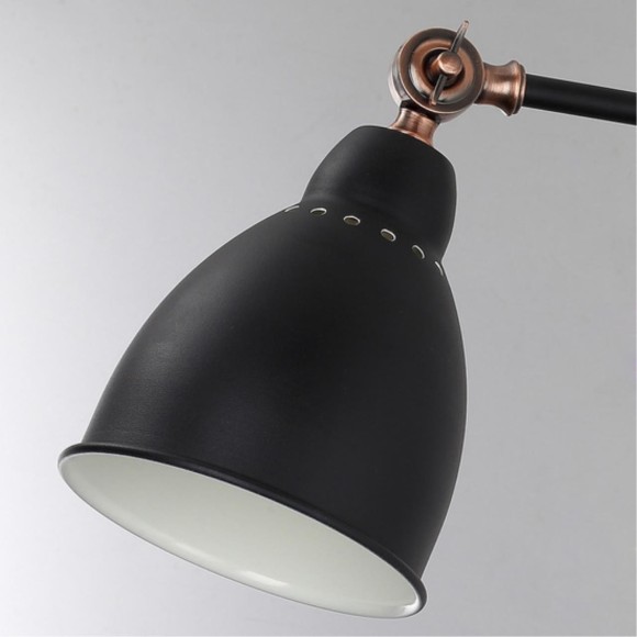 Спот на гибкой ножке Arte Lamp A2055AP-1BK Braccio под лампу 1xE27 60W