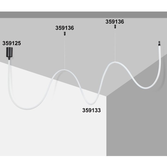 База для накладного монтажа светильников 359128-359133 RAMO 359125