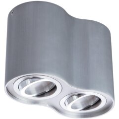 Накладной потолочный светильник Arte Lamp A5644PL-2SI FALCON под лампы 2xGU10 50W Накладной потолочный светильник Arte Lamp A5644PL-2SI FALCON под лампы 2xGU10 50W
