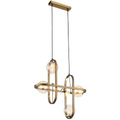 SL1201.203.04 Светильник подвесной ST-Luce Бронзовый/Коньячный G9 4*5W CIRCONO SL1201.203.04 Светильник подвесной ST-Luce Бронзовый/Коньячный G9 4*5W CIRCONO