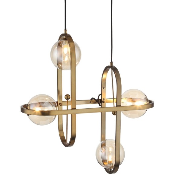 SL1201.203.04 Светильник подвесной ST-Luce Бронзовый/Коньячный G9 4*5W CIRCONO