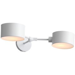 SLE183501-02 Светильник настенный Белый/Белый E14 2*60W GIMENTO