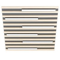 39898 MARREIRA Настенно-потолочный светильник светодиодный диммируемый по TRIAC, 51Вт, 6300Лм, 3000К, дерево, металл