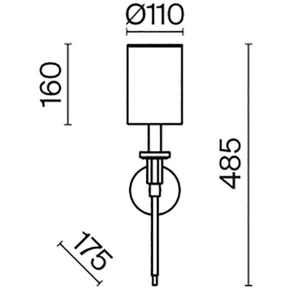 Бра Maytoni MOD148WL-01CH Florida под лампу 1xE14 40W Бра Maytoni MOD148WL-01CH Florida под лампу 1xE14 40W