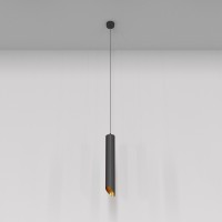 Подвесной светильник цилиндр Maytoni P044PL-01-40GU10-B L IPari под лампу 1xGU10 35W