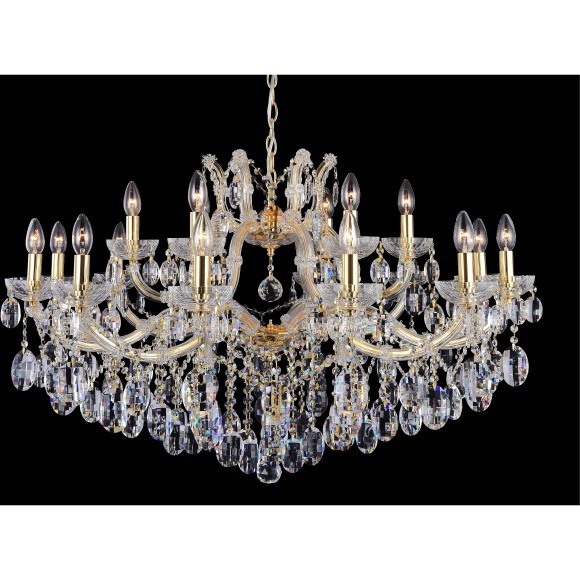 Люстра Crystal Lux HOLLYWOOD SP12+6 GOLD