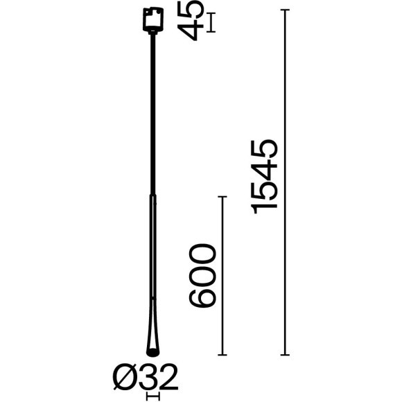 TR168-1-7W3K-M-B Светодиодный светильник на резиновый шинопровод Maytoni Elasity CRI90+ 3000К 220Лм 38° 7Вт