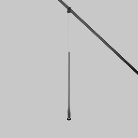 TR168-1-7W3K-M-B Светодиодный светильник на резиновый шинопровод Maytoni Elasity CRI90+ 3000К 220Лм 38° 7Вт