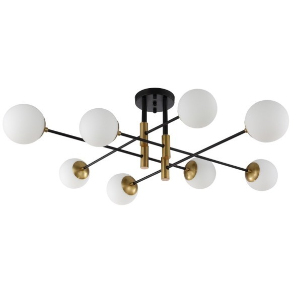 Светильник потолочный Crystal Lux FIDEL PL8 BLACK Светильник потолочный Crystal Lux FIDEL PL8 BLACK