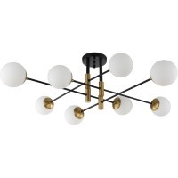 Светильник потолочный Crystal Lux FIDEL PL8 BLACK