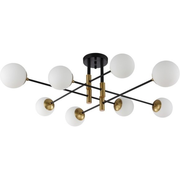 Светильник потолочный Crystal Lux FIDEL PL8 BLACK Светильник потолочный Crystal Lux FIDEL PL8 BLACK