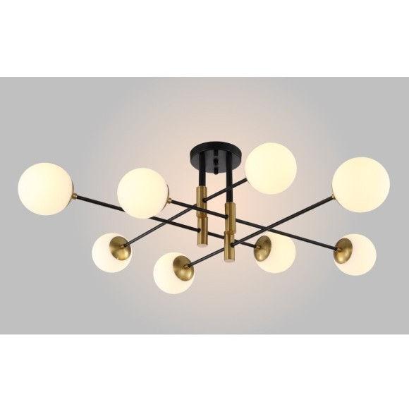 Светильник потолочный Crystal Lux FIDEL PL8 BLACK Светильник потолочный Crystal Lux FIDEL PL8 BLACK