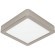 900593 Накладной светильник диммируемый FUEVA 5, 11W (LED), 3000K, L160, B160, H28, сталь, матовый никель / пластик, белый