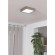 900593 Накладной светильник диммируемый FUEVA 5, 11W (LED), 3000K, L160, B160, H28, сталь, матовый никель / пластик, белый