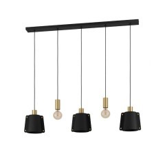 390115 MAJAGUA Люстра потолочная с 5 лампами E27, металл, латунный 390115 MAJAGUA Люстра потолочная с 5 лампами E27, металл, латунный