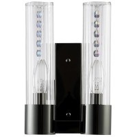 Бра Crystal Lux OTONO AP2 BLACK CHROMIUM/TRANSPARENTE