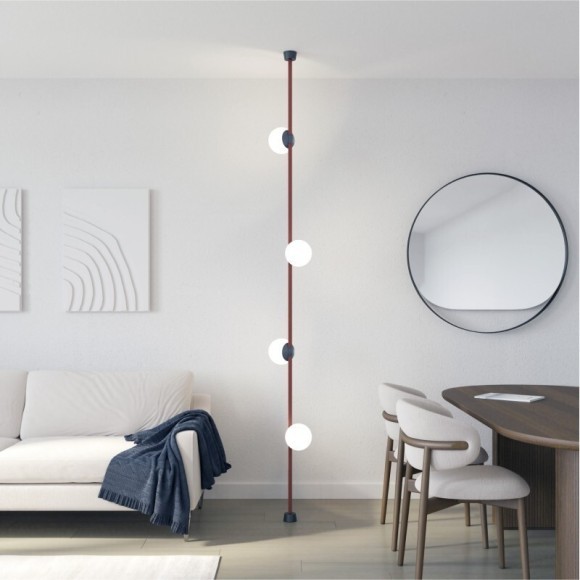 DK5551-BK Cветодиодный светильник на ременный шинопровод Denkirs Belty CRI90+ 3000К 850Лм 360° 10Вт