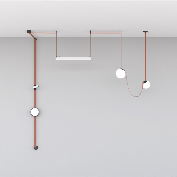 DK5551-BK Cветодиодный светильник на ременный шинопровод Denkirs Belty CRI90+ 3000К 850Лм 360° 10Вт