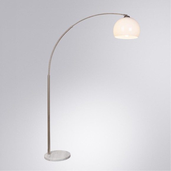 Торшер для чтения Arte Lamp A5822PN-1SS PAOLO под лампу 1xE27 60W