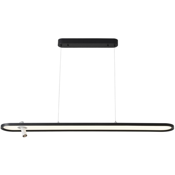 Светильник подвесной Crystal Lux CONTOUR SP45W LED BLACK 3800/245