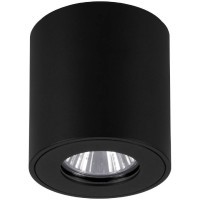901028 Уличный потолочный светильник TORRECOLA, 1X35W (GU10), IP44, H85, алюминий, пластик, чёрный/прозрачное стекло