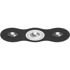 Встраиваемый светильник Lightstar i637070607 Intero 16 под лампы 3xGU10 150W