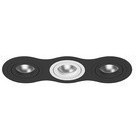 Встраиваемый светильник Lightstar i637070607 Intero 16 под лампы 3xGU10 150W Встраиваемый светильник Lightstar i637070607 Intero 16 под лампы 3xGU10 150W