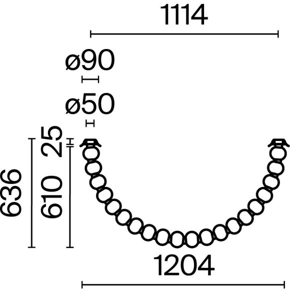 Потолочный светильник Maytoni MOD555CL-L28G3K