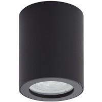 DK3007-BK Накладной светильник влагозащ., IP 44, 15 Вт, GU10, черный, алюминий