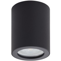 DK3007-BK Накладной светильник влагозащ., IP 44, 15 Вт, GU10, черный, алюминий