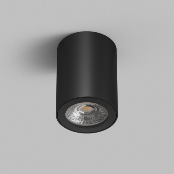 DK3007-BK Накладной светильник влагозащ., IP 44, 15 Вт, GU10, черный, алюминий