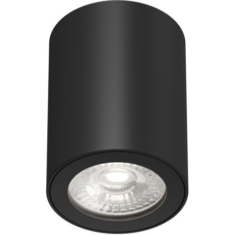 DK3007-BK Накладной светильник влагозащ., IP 44, 15 Вт, GU10, черный, алюминий
