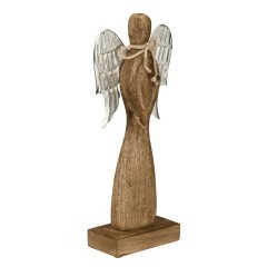 427521 Фигурка декоративная Ангел BALIGUIAN, H325, коричневый, серебряный 427521 Фигурка декоративная Ангел BALIGUIAN, H325, коричневый, серебряный