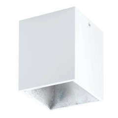 94499 Светодиодный потолочный светильник POLASSO, 1х3,3W (LED), 100X100, белый, серебряный