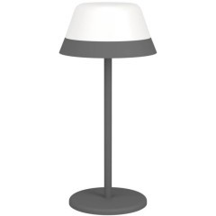 900978 Аккум. настольн. лампа диммер сенсор  MEGGIANO, 1,5W(LED), 0,8W(LED), IP54, пластик, серый