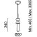 Подвесной светильник Maytoni MOD178PL-01B