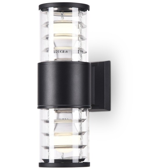 Уличный настенный светильник Maytoni O576WL-02B Bronx IP54 под лампы 2xE27 60W