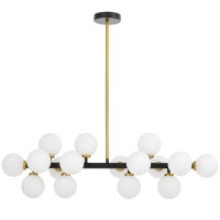 Подвесной светильник Lumina Deco Marsiada LDP 6033-16 BK+MD