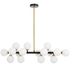Подвесной светильник Lumina Deco Marsiada LDP 6033-16 BK+MD