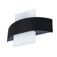 Уличный настенный светильник Arte Lamp A1444AP-1BK CROCE IP54 светодиодный LED 6W