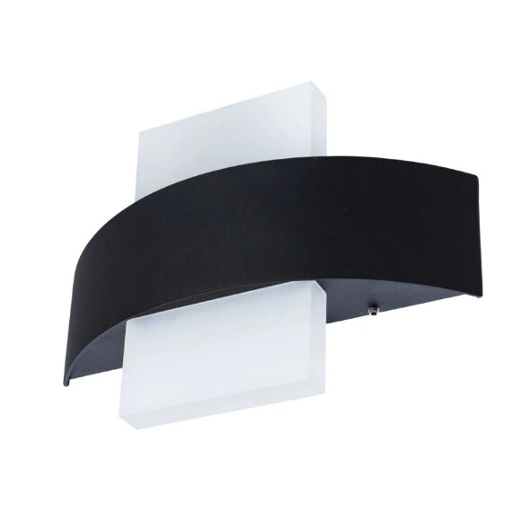 Уличный настенный светильник Arte Lamp A1444AP-1BK CROCE IP54 светодиодный LED 6W Уличный настенный светильник Arte Lamp A1444AP-1BK CROCE IP54 светодиодный LED 6W