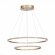 ST604.243.56 Светильник подвесной ST-Luce Золотистый/Белый LED 1*56W 4000K Подвесные светильники