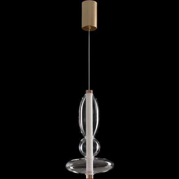 Светильник подвесной Crystal Lux QUASAR SP10W LED TRANSPARENT 3791/210