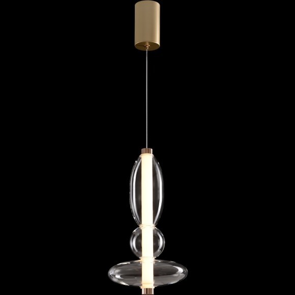 Светильник подвесной Crystal Lux QUASAR SP10W LED TRANSPARENT 3791/210