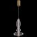 Светильник подвесной Crystal Lux QUASAR SP10W LED TRANSPARENT 3791/210