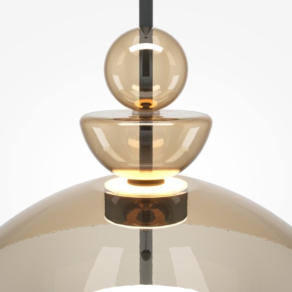 Подвесной светильник Maytoni Bangkok LED Ra80 Lm1300 3000K MOD185PL-L12CG3K3 Подвесной светильник Maytoni Bangkok LED Ra80 Lm1300 3000K MOD185PL-L12CG3K3