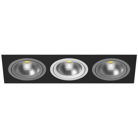 Встраиваемый светильник Lightstar i837090609 Intero 111 под лампы 3xGU10 150W